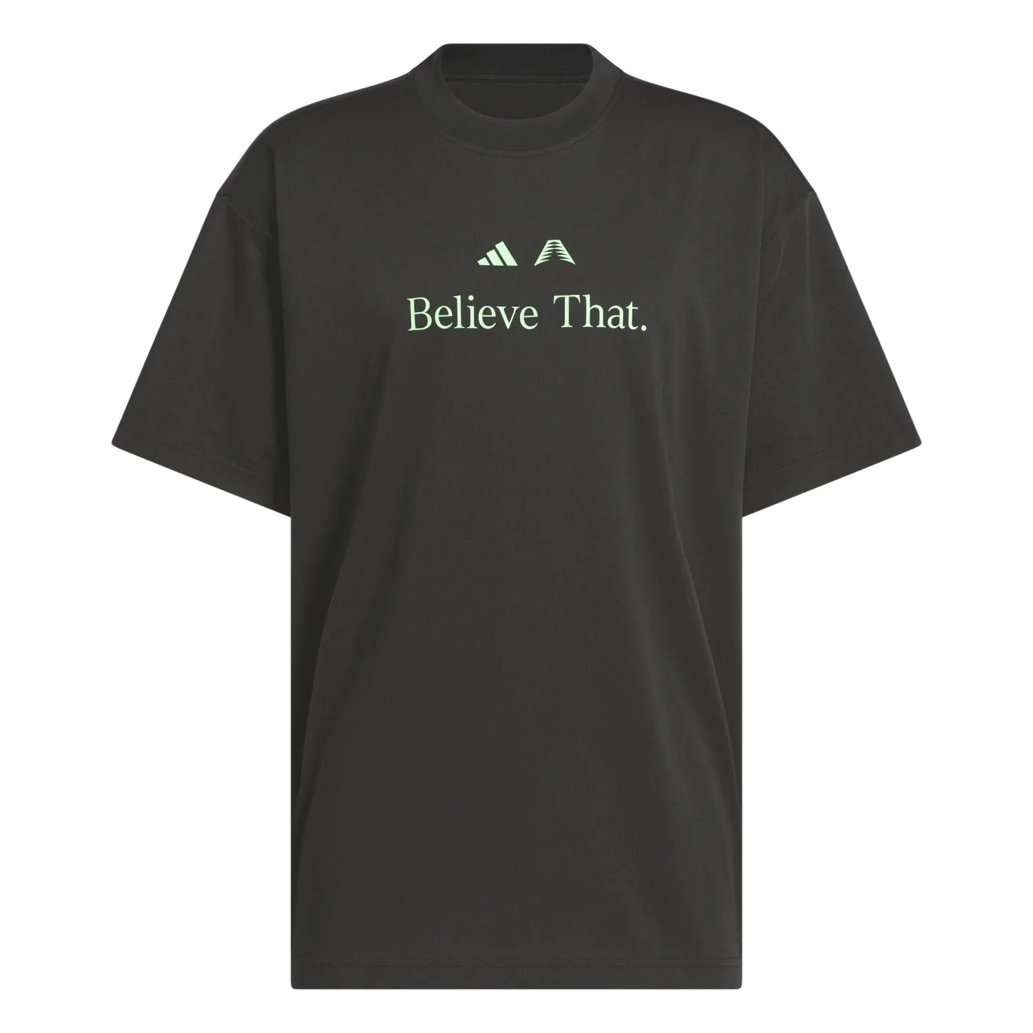 Adidas Ant Believe Tee Anthony Edwards Black Green JW4291
