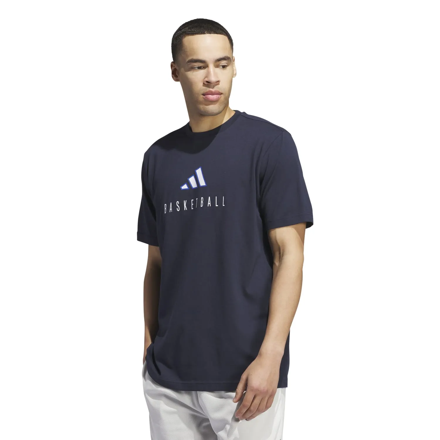 Adidas Basketball Men BB Perf Logo T-Shirt Ink JI9032