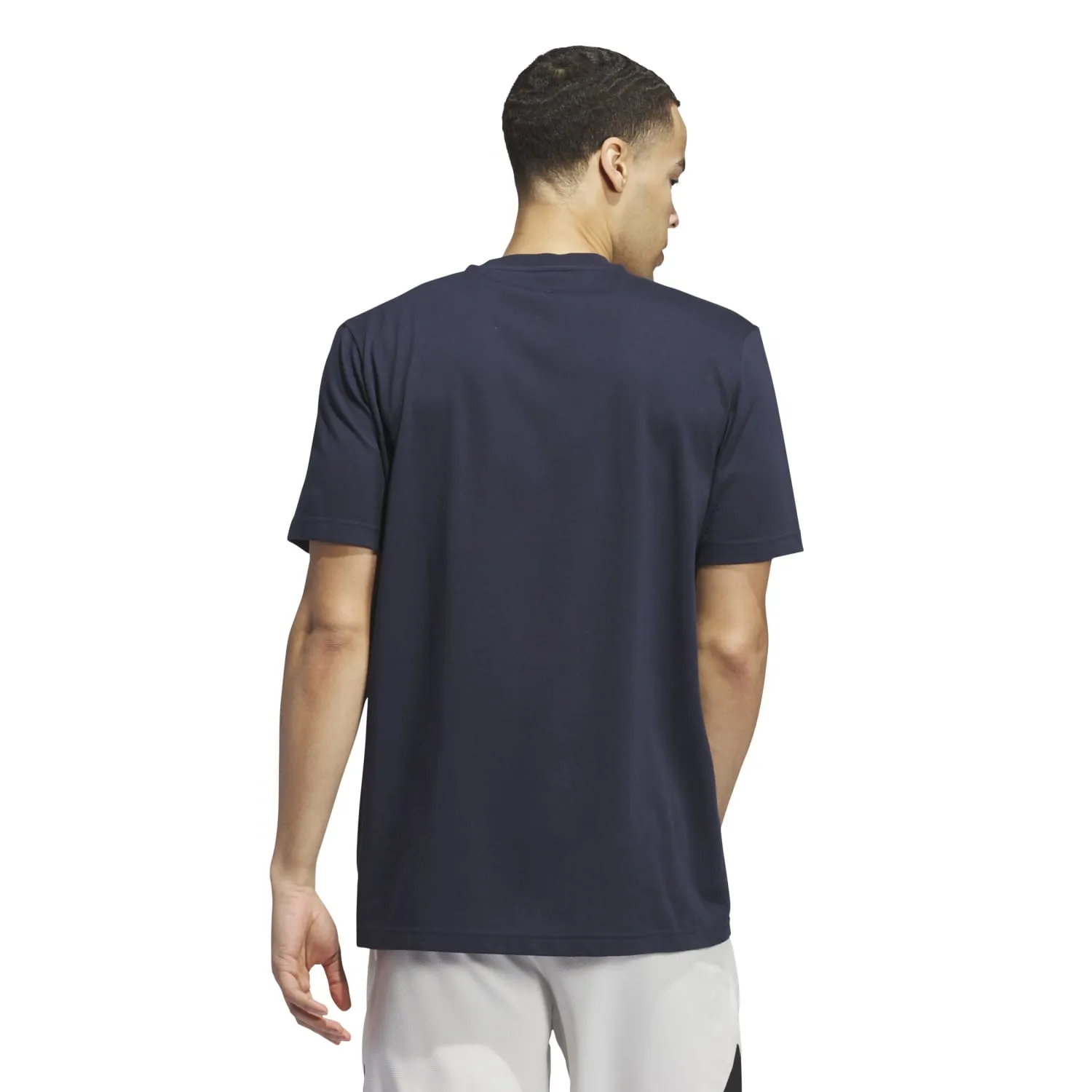 Adidas Basketball Men BB Perf Logo T-Shirt Ink JI9032