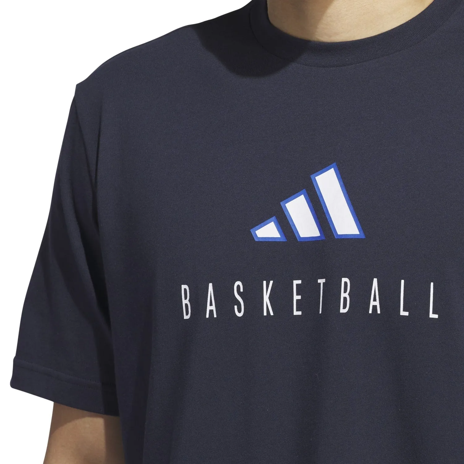 Adidas Basketball Men BB Perf Logo T-Shirt Ink JI9032