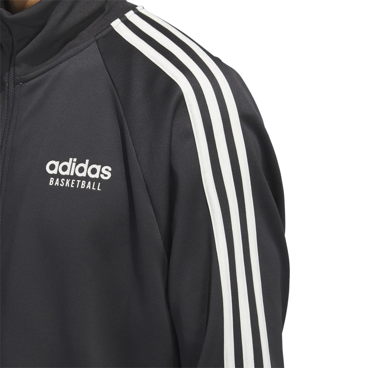 Adidas Basketball Men Select Jacket Grey IL2189