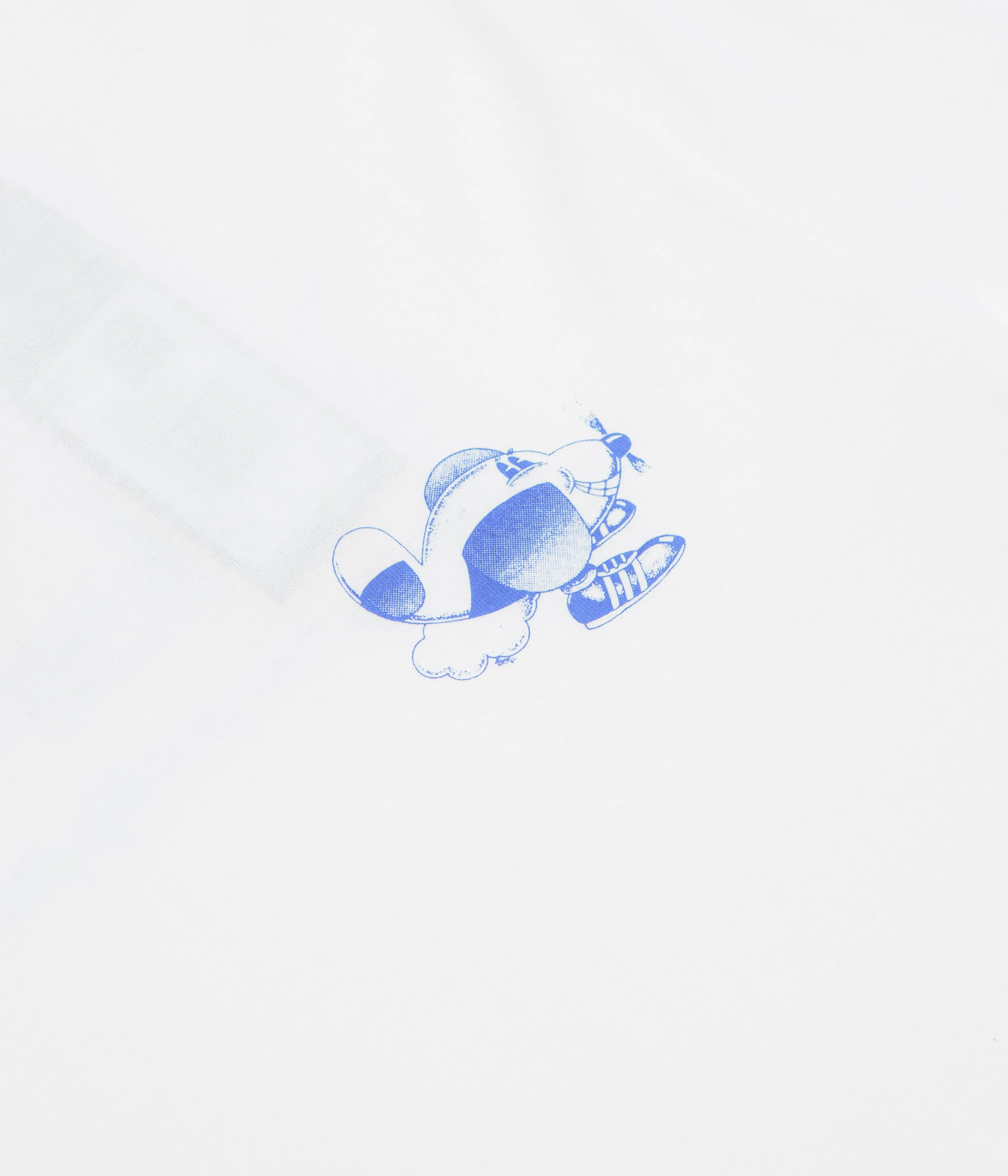 Adidas Dog Plane T-Shirt - White / Lucid Blue