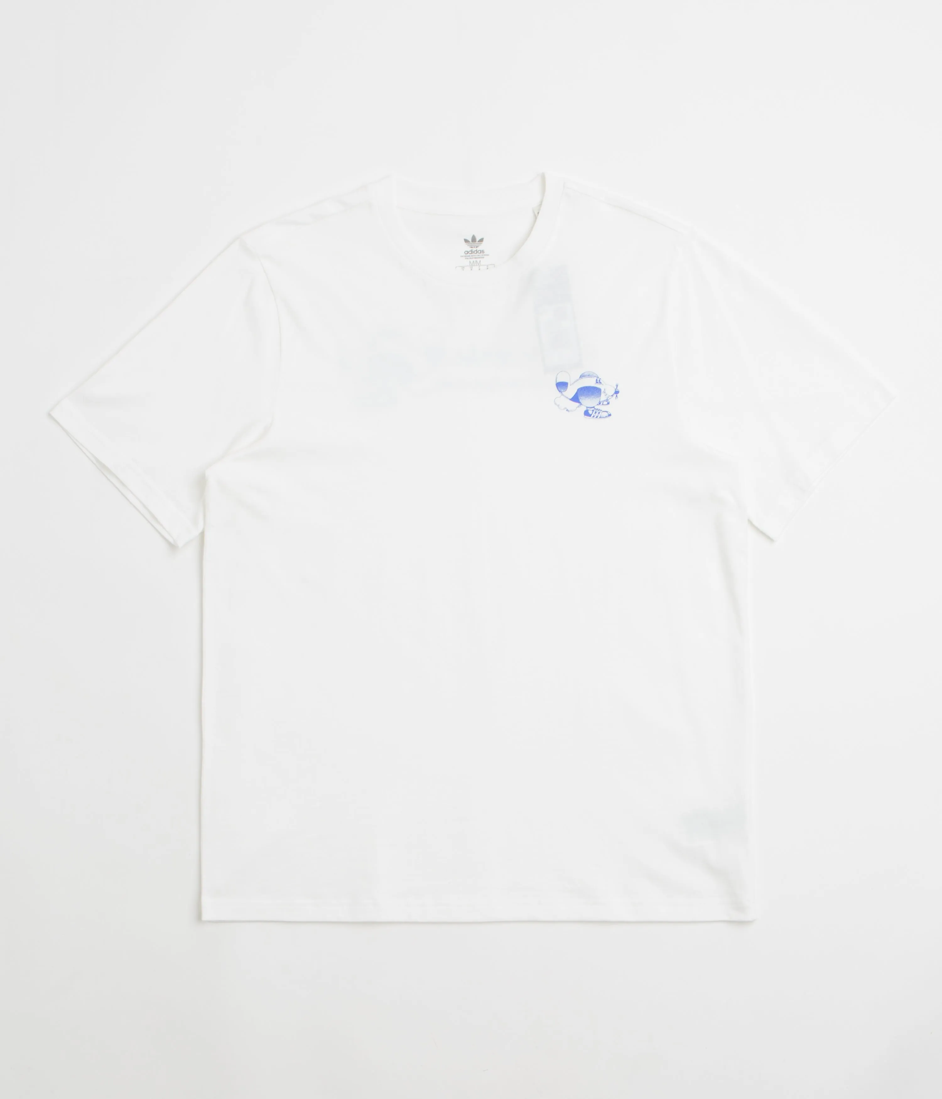 Adidas Dog Plane T-Shirt - White / Lucid Blue