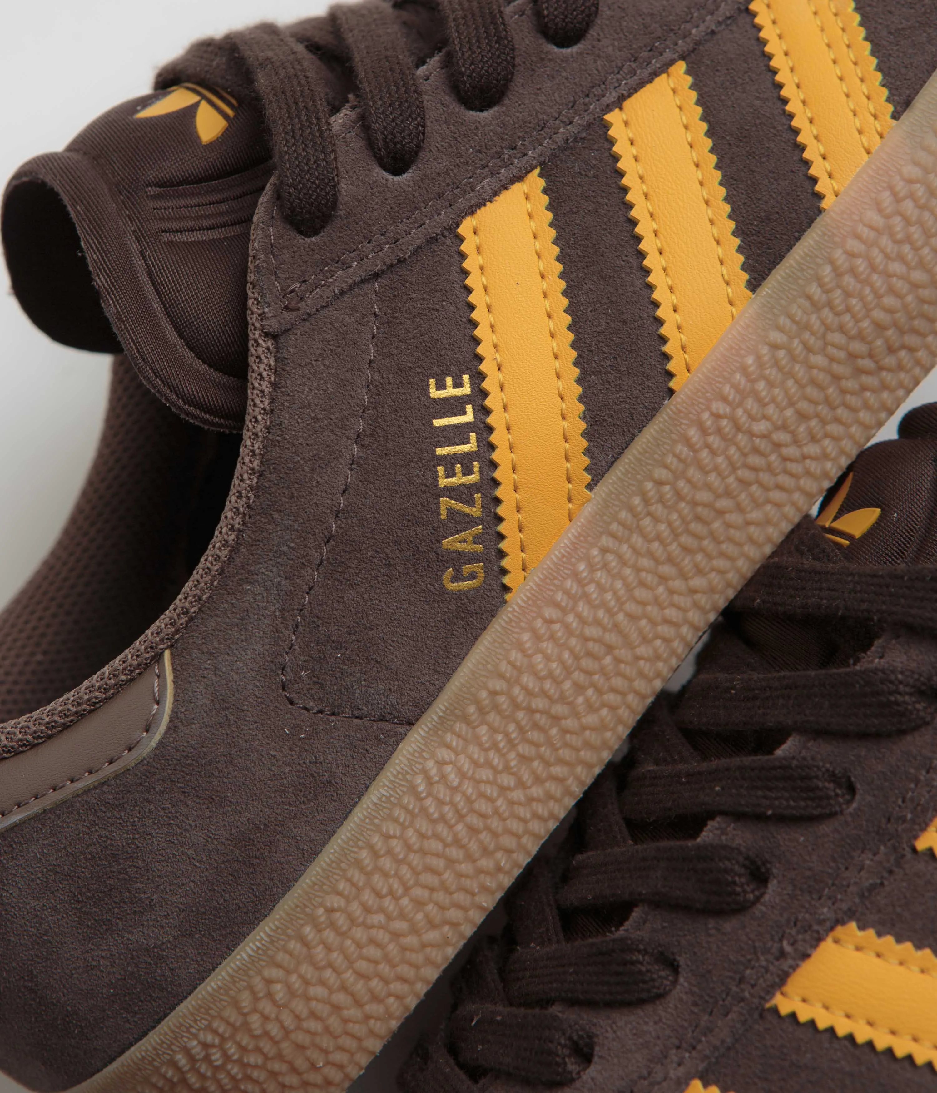 Adidas Gazelle ADV Shoes - Dark Brown / Preloved Yellow / Earth Strata