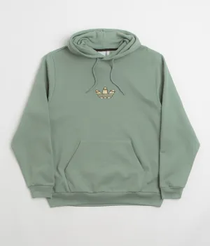 Adidas Henry Jones Deckfoil Hoodie - Silver Green