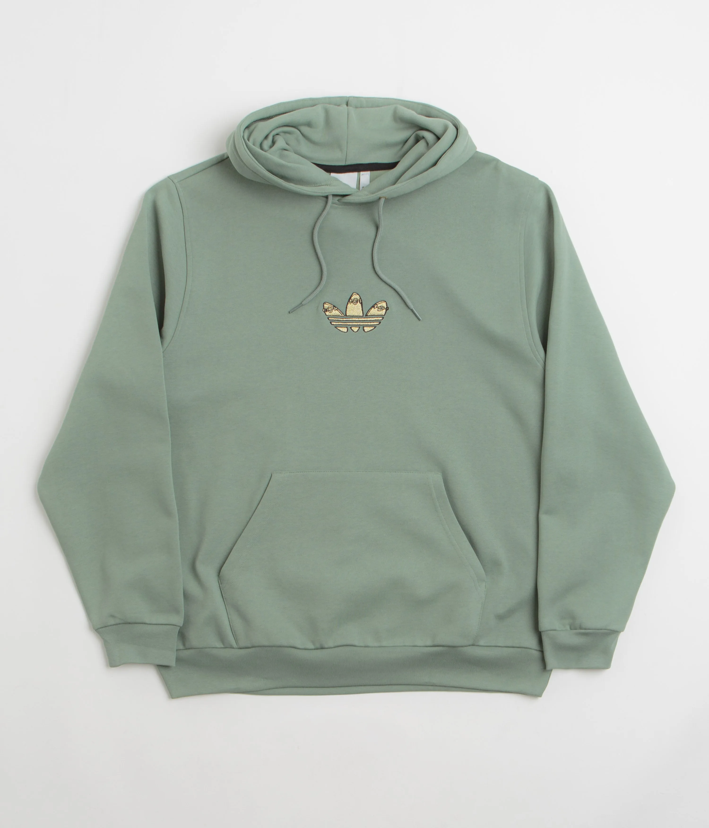Adidas Henry Jones Deckfoil Hoodie - Silver Green