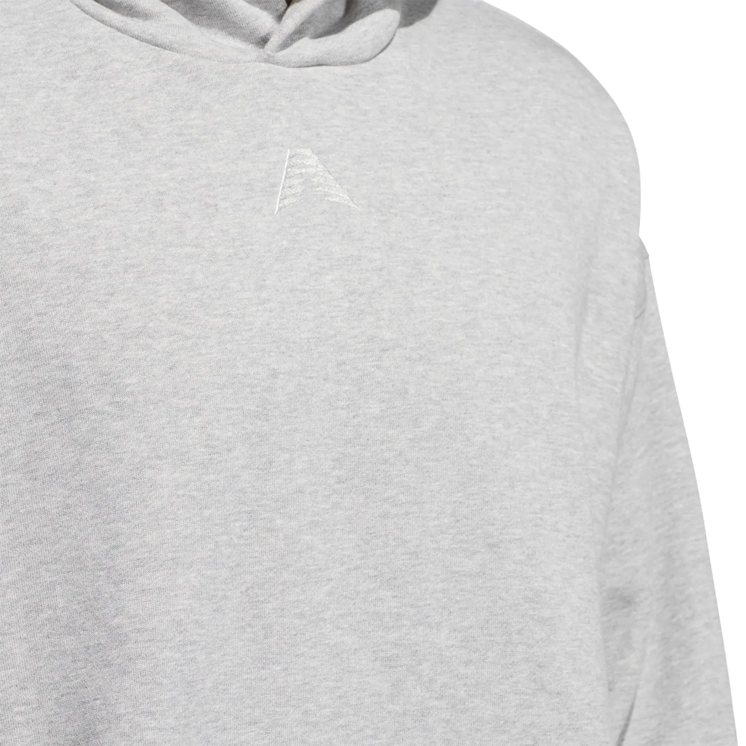 Adidas Men Anthony Edwards Graphic Fleece Pullover Grey JY3974