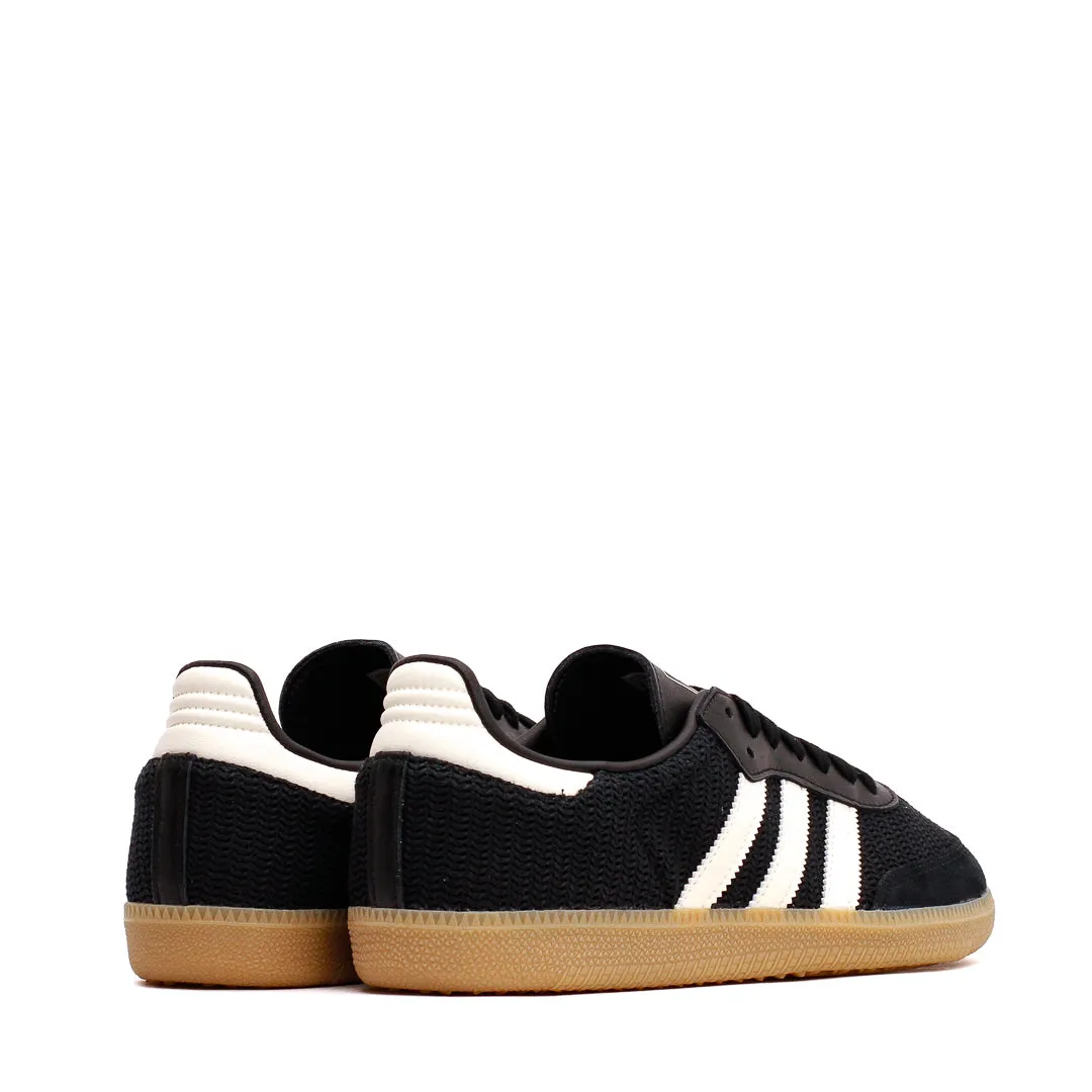Adidas Men Samba OG Knitted Mesh Black White Gum JQ5141