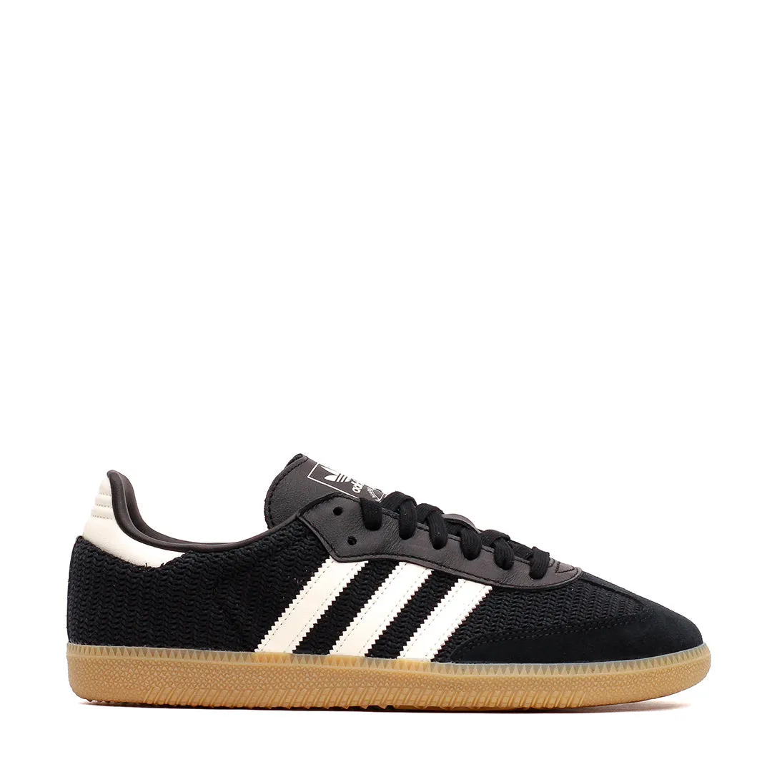 Adidas Men Samba OG Knitted Mesh Black White Gum JQ5141