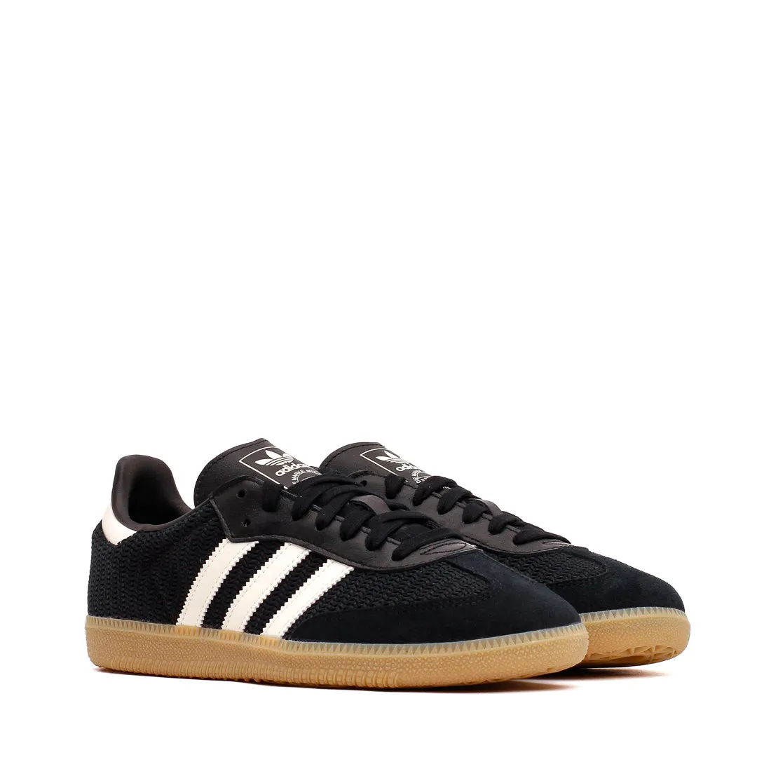 Adidas Men Samba OG Knitted Mesh Black White Gum JQ5141