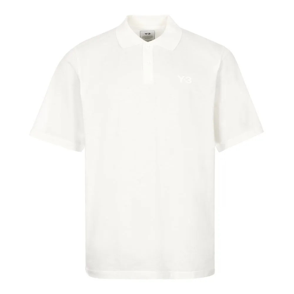 Adidas Men Y-3 CL Pique Polo White FN3356