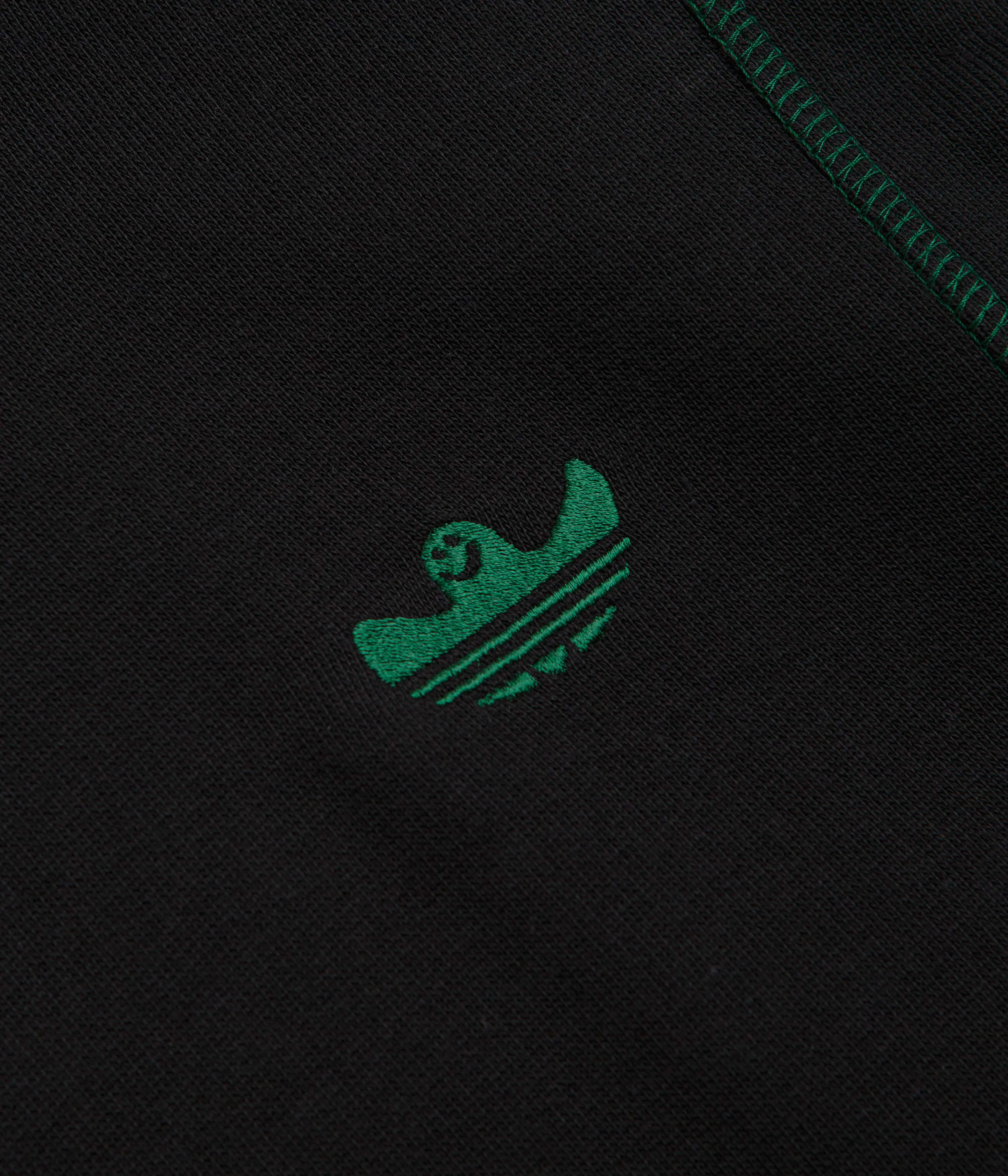 Adidas Shmoofoil Featherweight Hoodie - Black / Dark Green