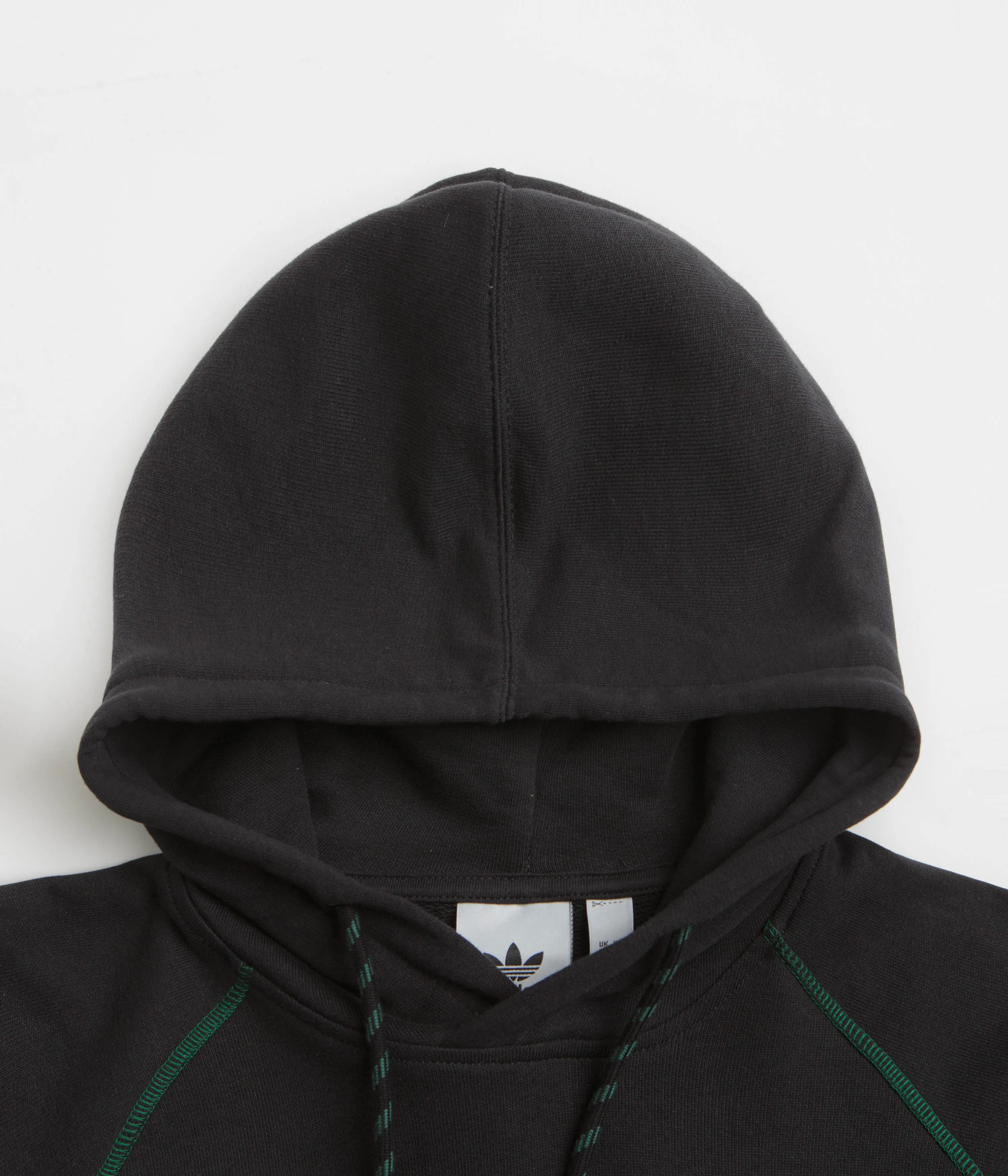 Adidas Shmoofoil Featherweight Hoodie - Black / Dark Green