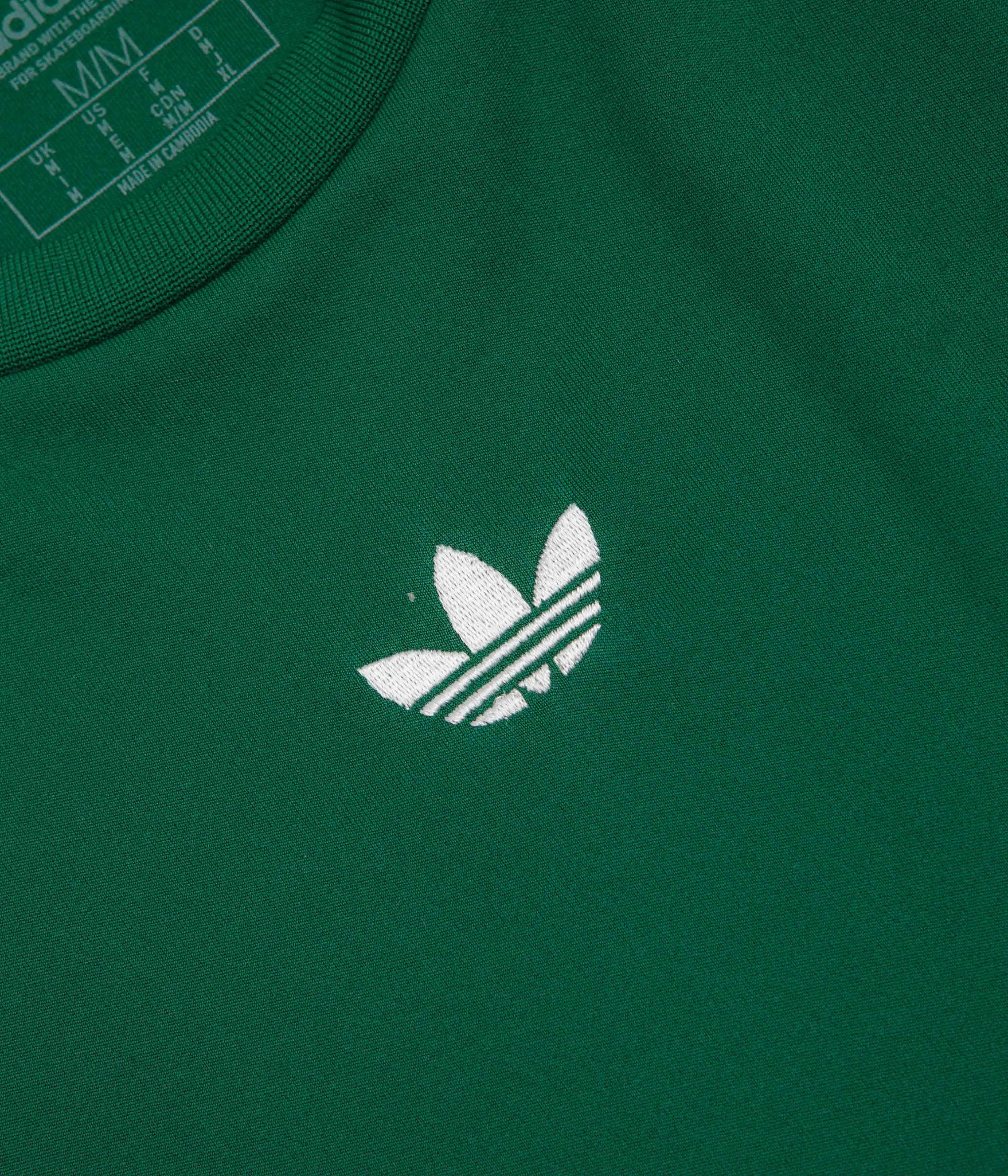 Adidas Skateboarding Teamgeist Jersey - Dark Green / White