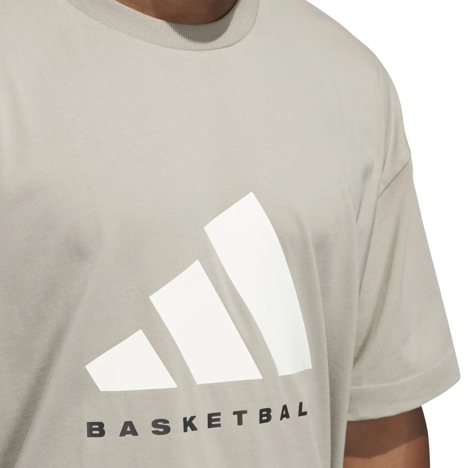 Adidas Unisex Adidas Basketball Tee Brown JD6127