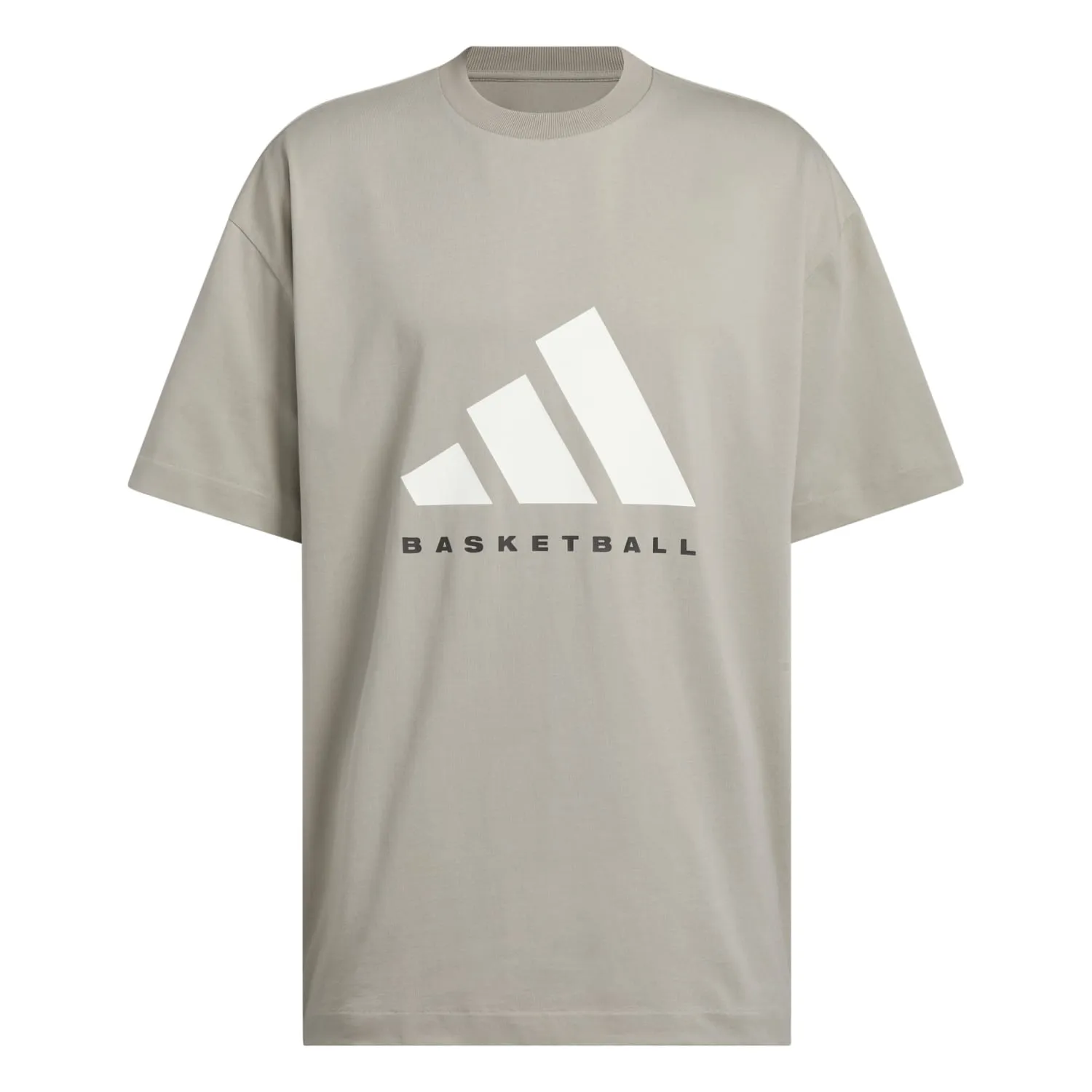 Adidas Unisex Adidas Basketball Tee Brown JD6127