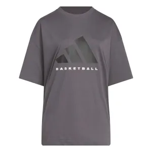 Adidas Unisex Adidas Basketball Tee Gray JC7834