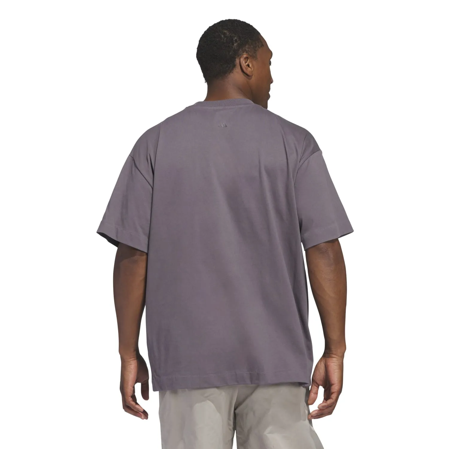 Adidas Unisex Adidas Basketball Tee Gray JC7834