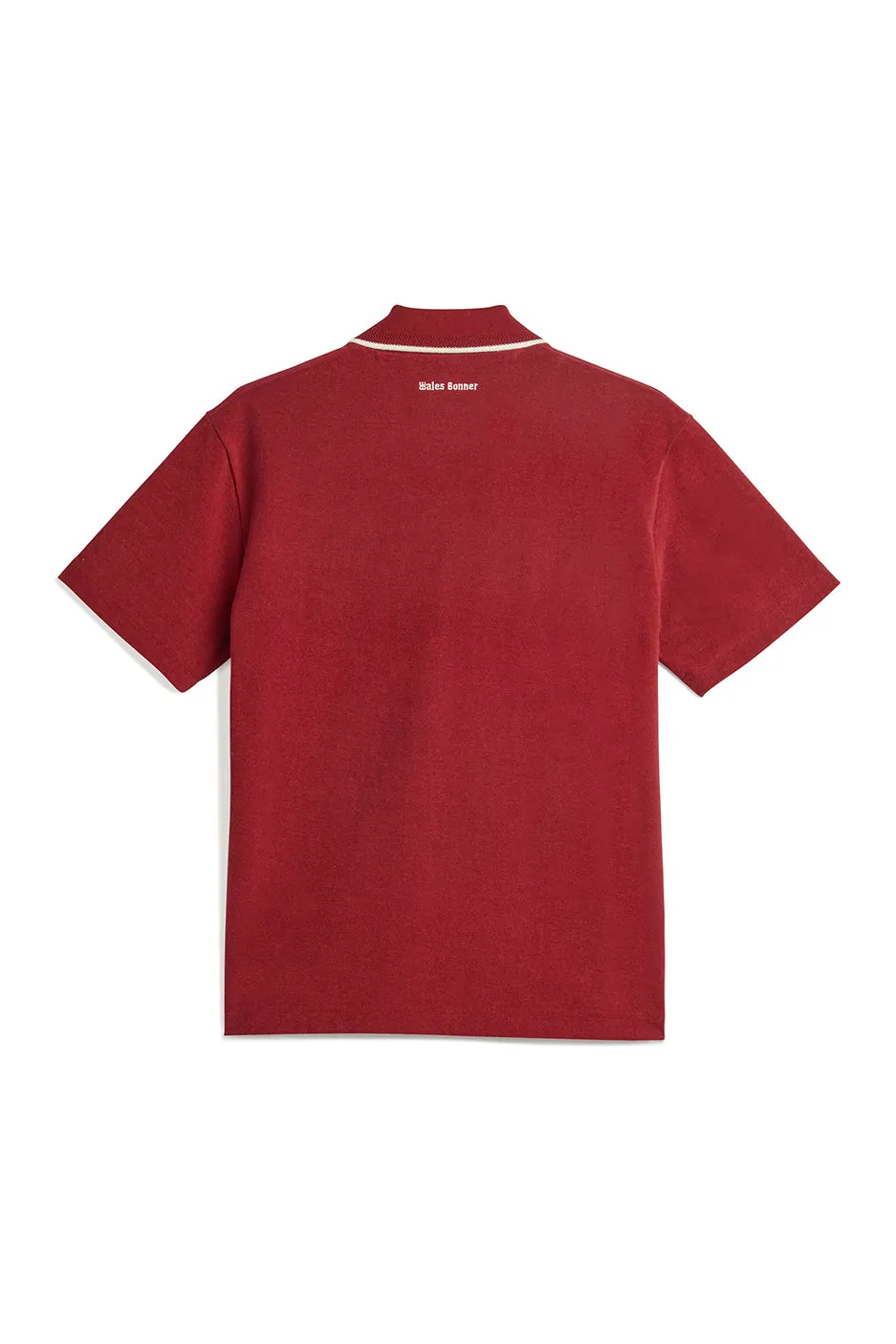 adidas x Wales Bonner Knit Polo 'Burgundy'
