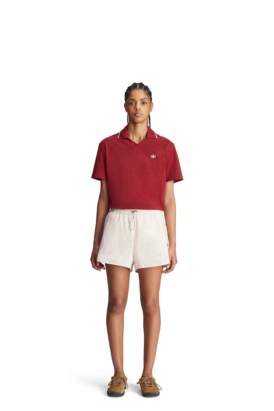 adidas x Wales Bonner Knit Polo 'Burgundy'