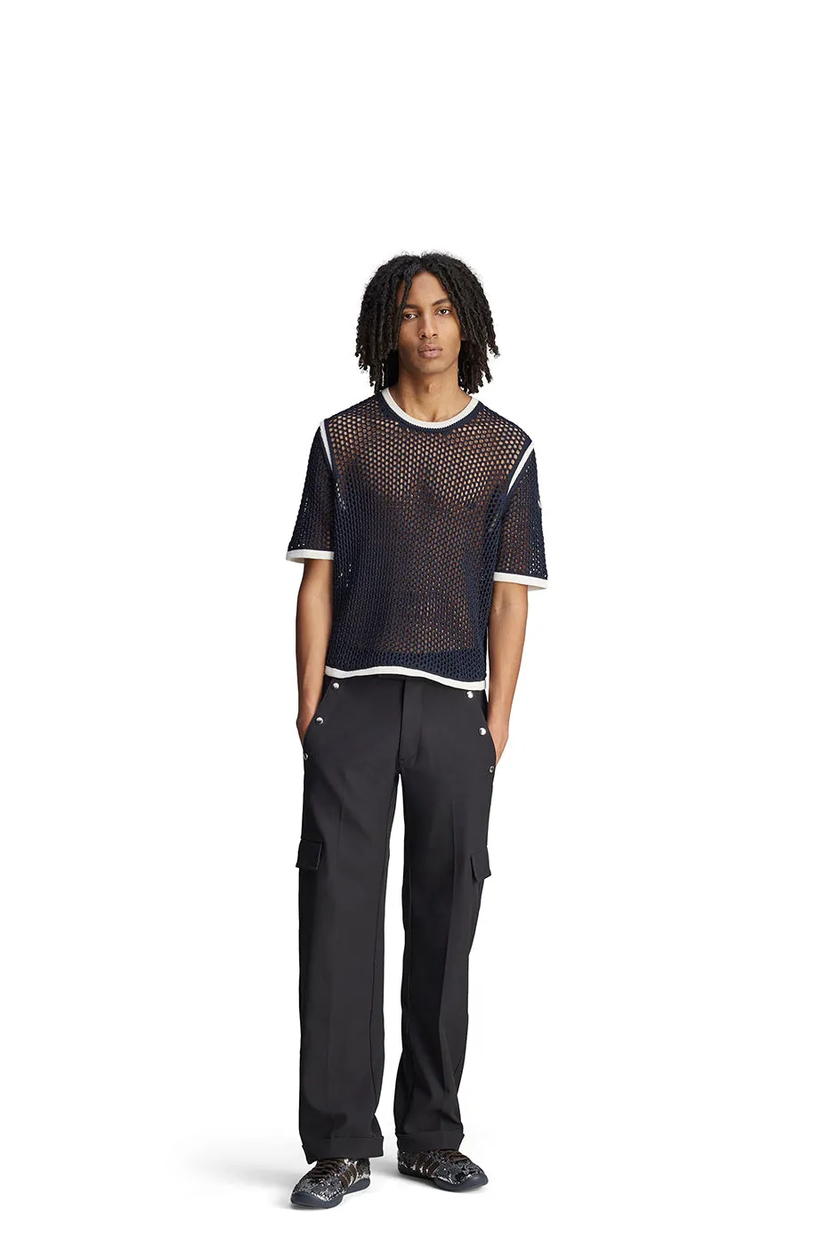 adidas x Wales Bonner Knit Tee 'Navy'
