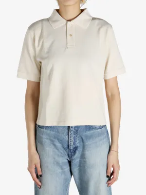 AURALEE - Women High Gauge Pique Polo Shirt
