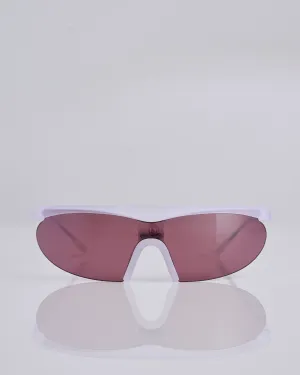 District Vision Koharu Eclipse Sunglass Clear D  Black Rose