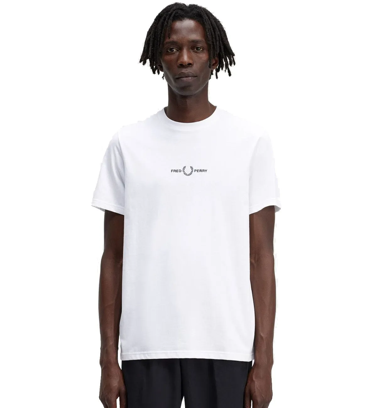 Fred Perry Small Logo White T-Shirt 2023 (White)