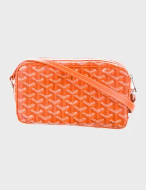 Goyard Cap Vert Crossbody (Goyardine Orange)