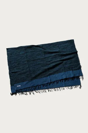 Handloomed Recycled Yarn Rug - Blue