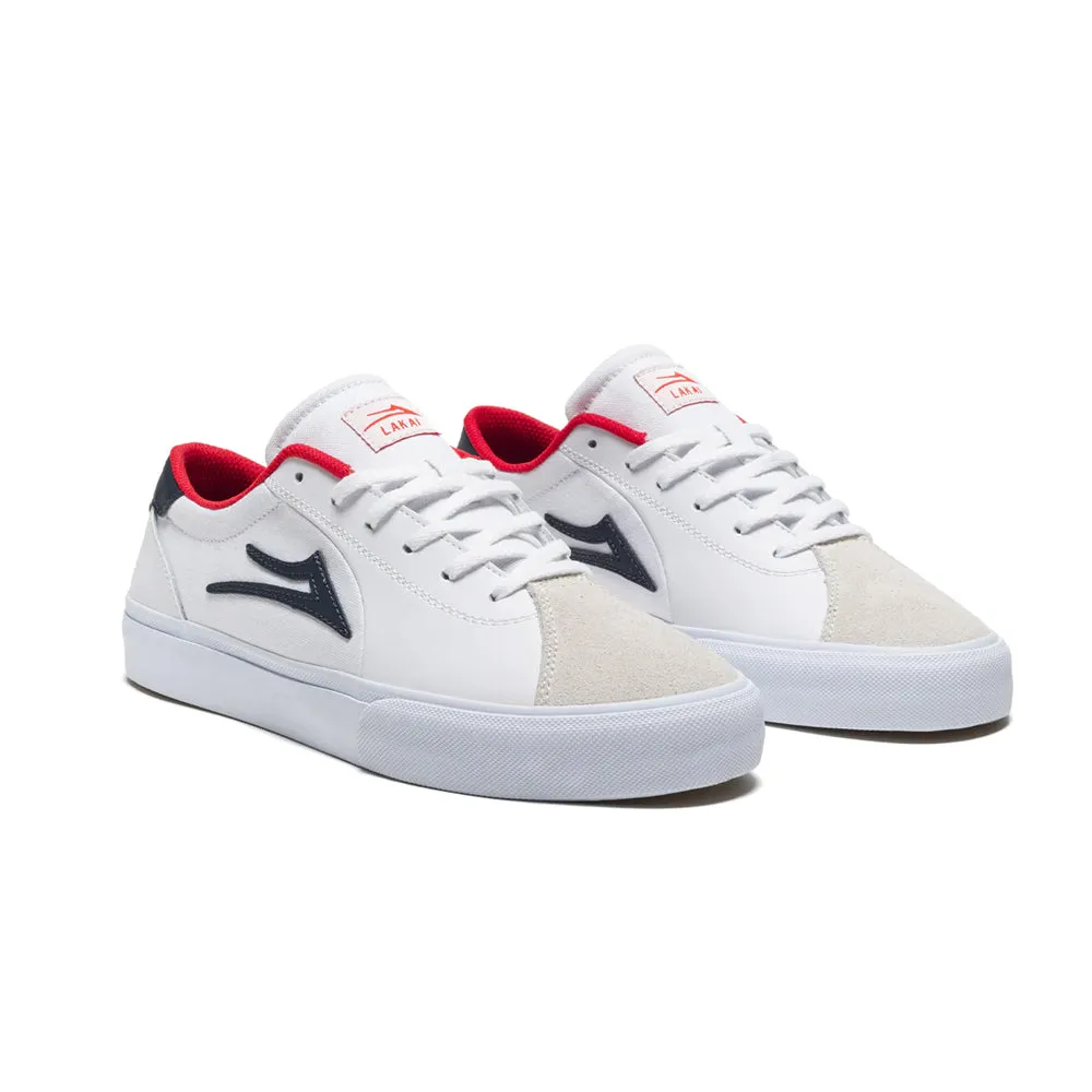 LAKAI FLACO II // WHITE/NAVY LEATHER