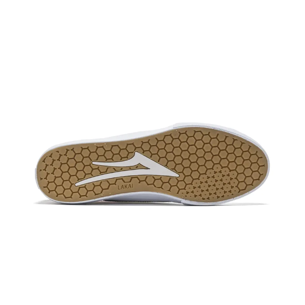 LAKAI FLACO II // WHITE/NAVY LEATHER