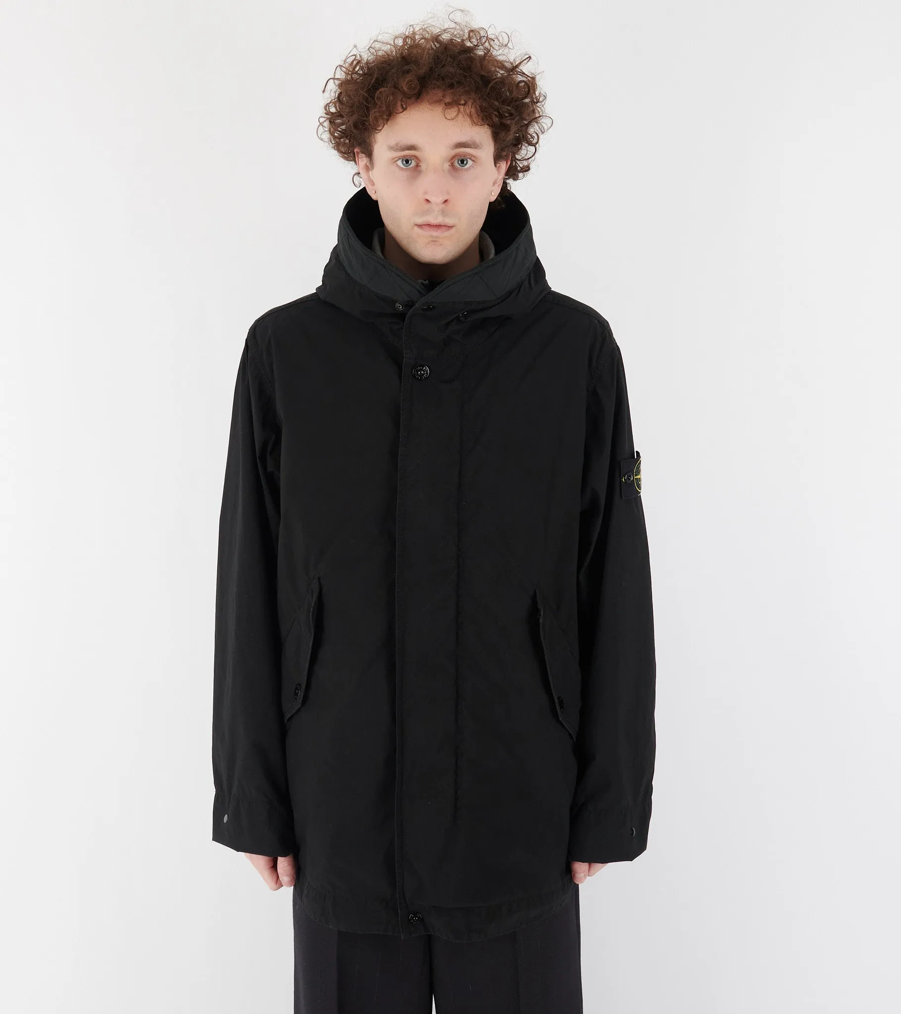 Light Compact Touch Poly-TC Jacket Black