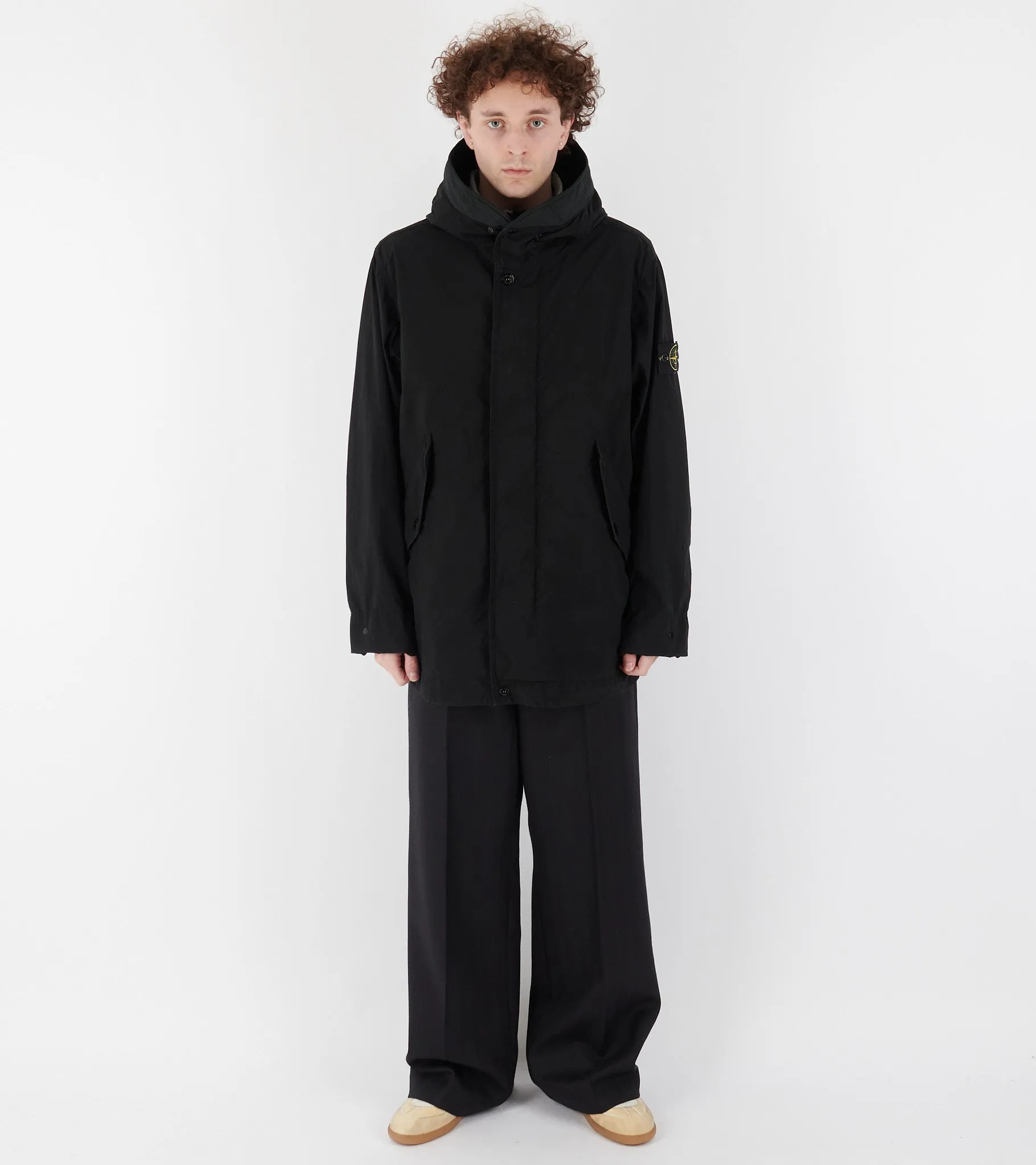 Light Compact Touch Poly-TC Jacket Black