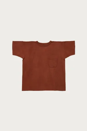 Lot. 601 Tee Shirt - Techi Tree Dyed Brown