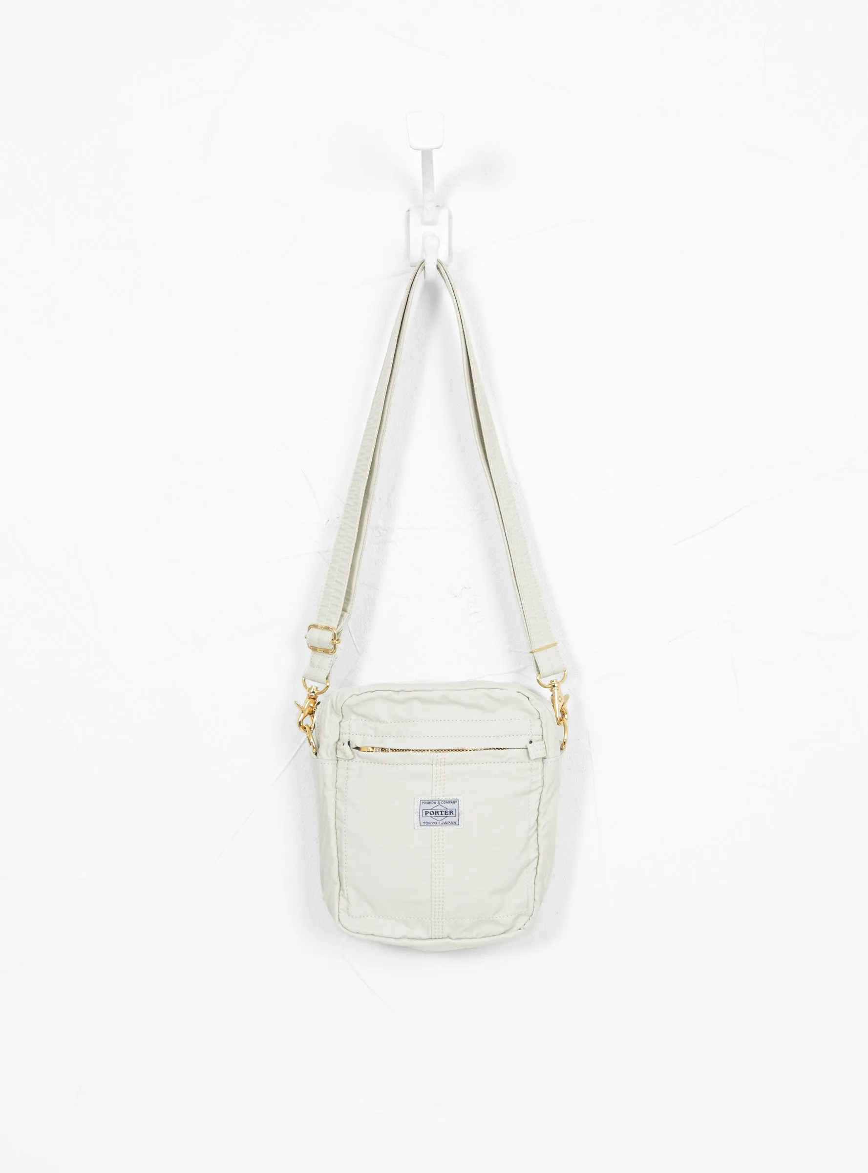 MILE Vertical Shoulder Bag White