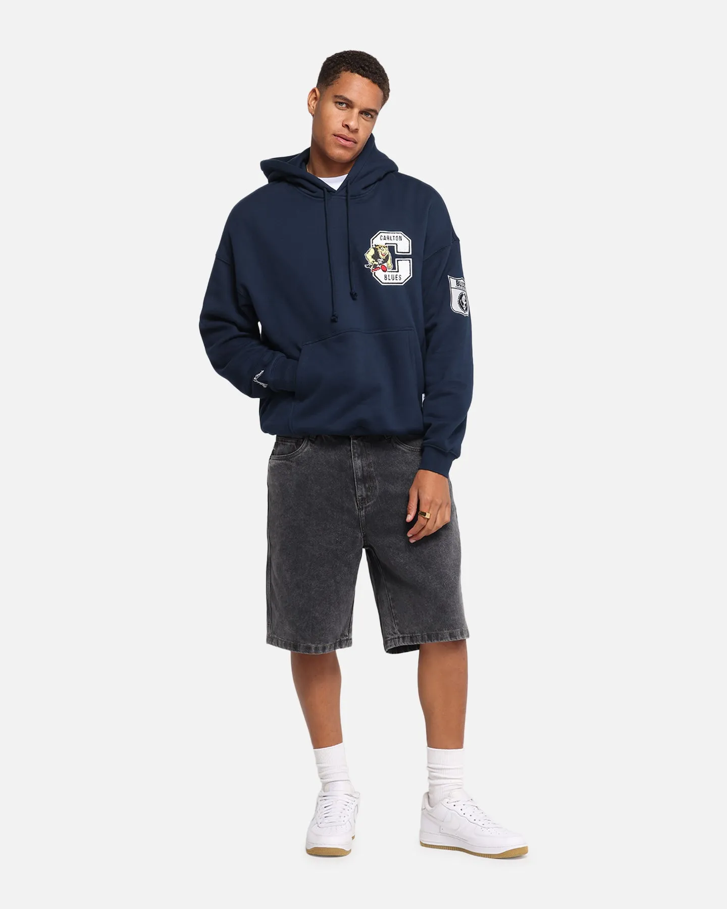 Mitchell & Ness Carlton Blues Team Hoodie Navy