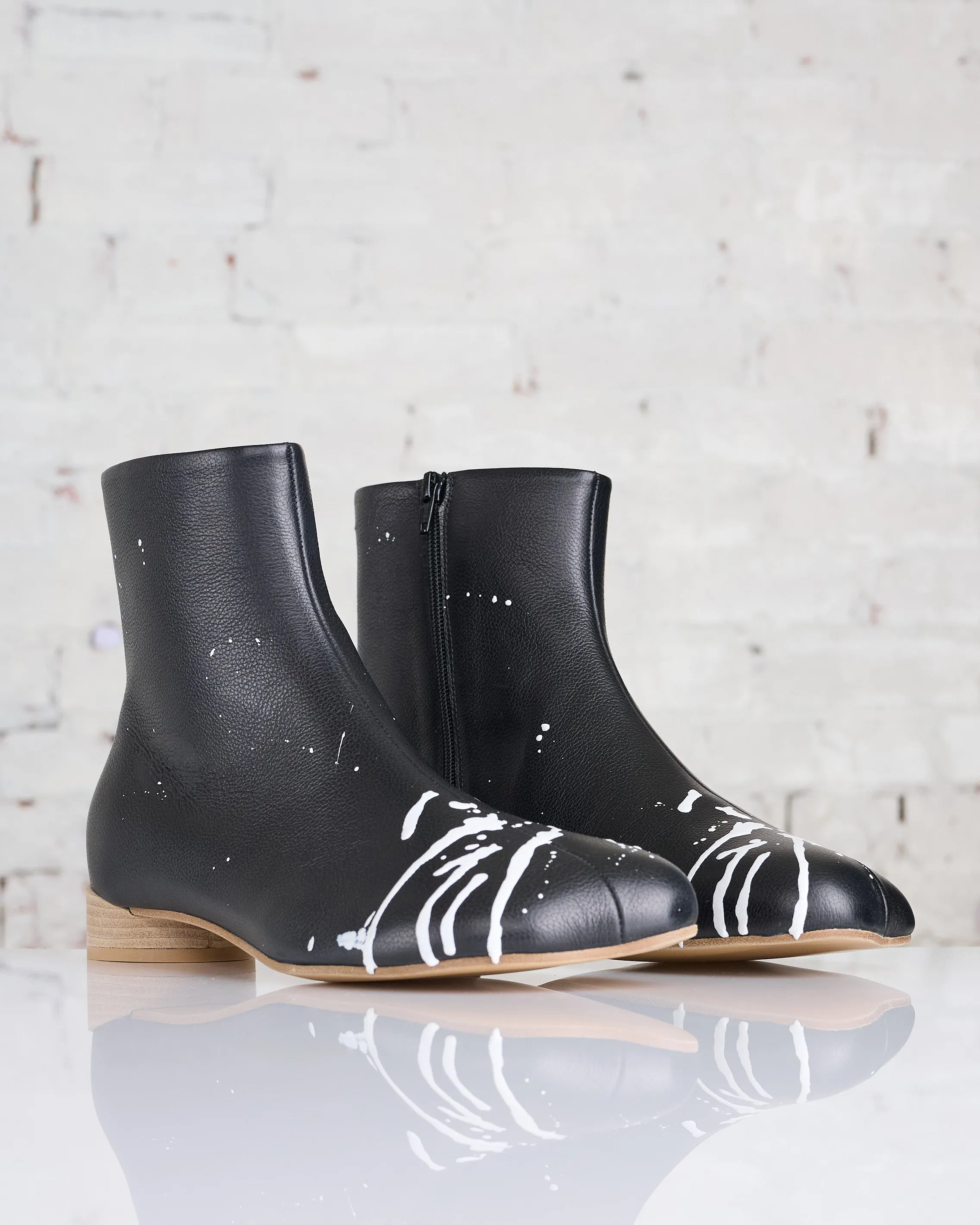 MM6 Maison Margiela Ankle Boot Black/Bright White