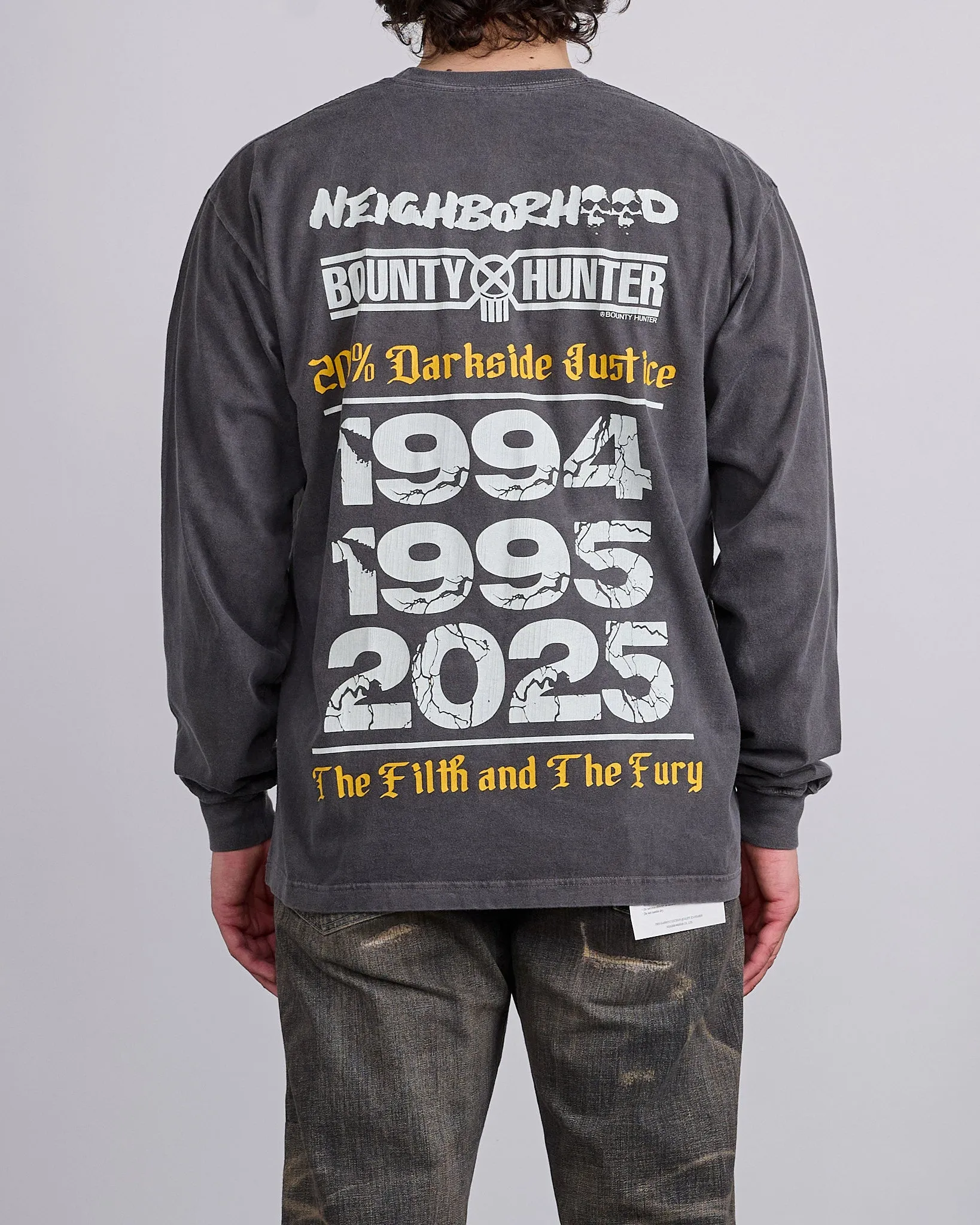 Neighborhood x Bounty Hunter LS-1 T-Shirt Black