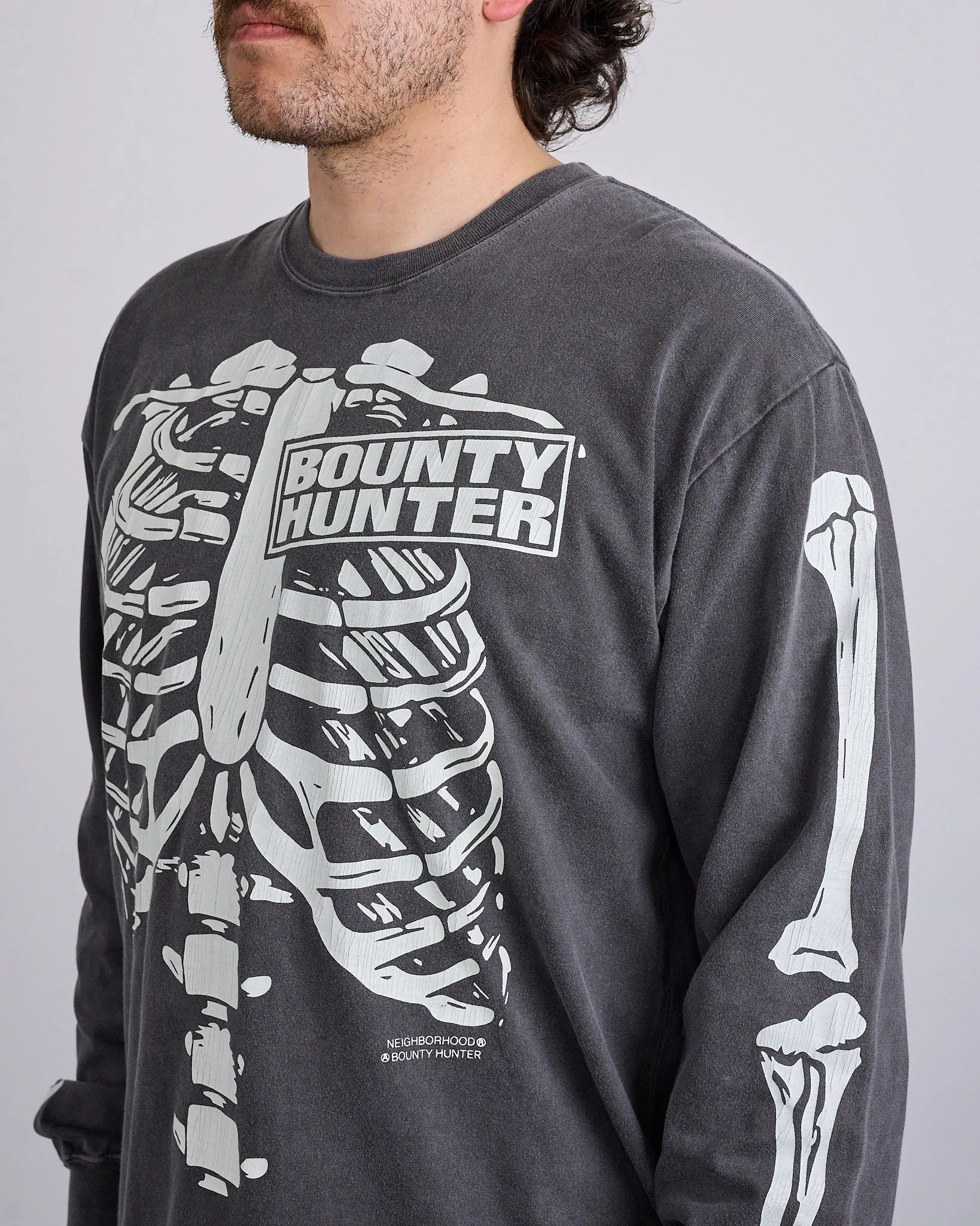 Neighborhood x Bounty Hunter LS-1 T-Shirt Black
