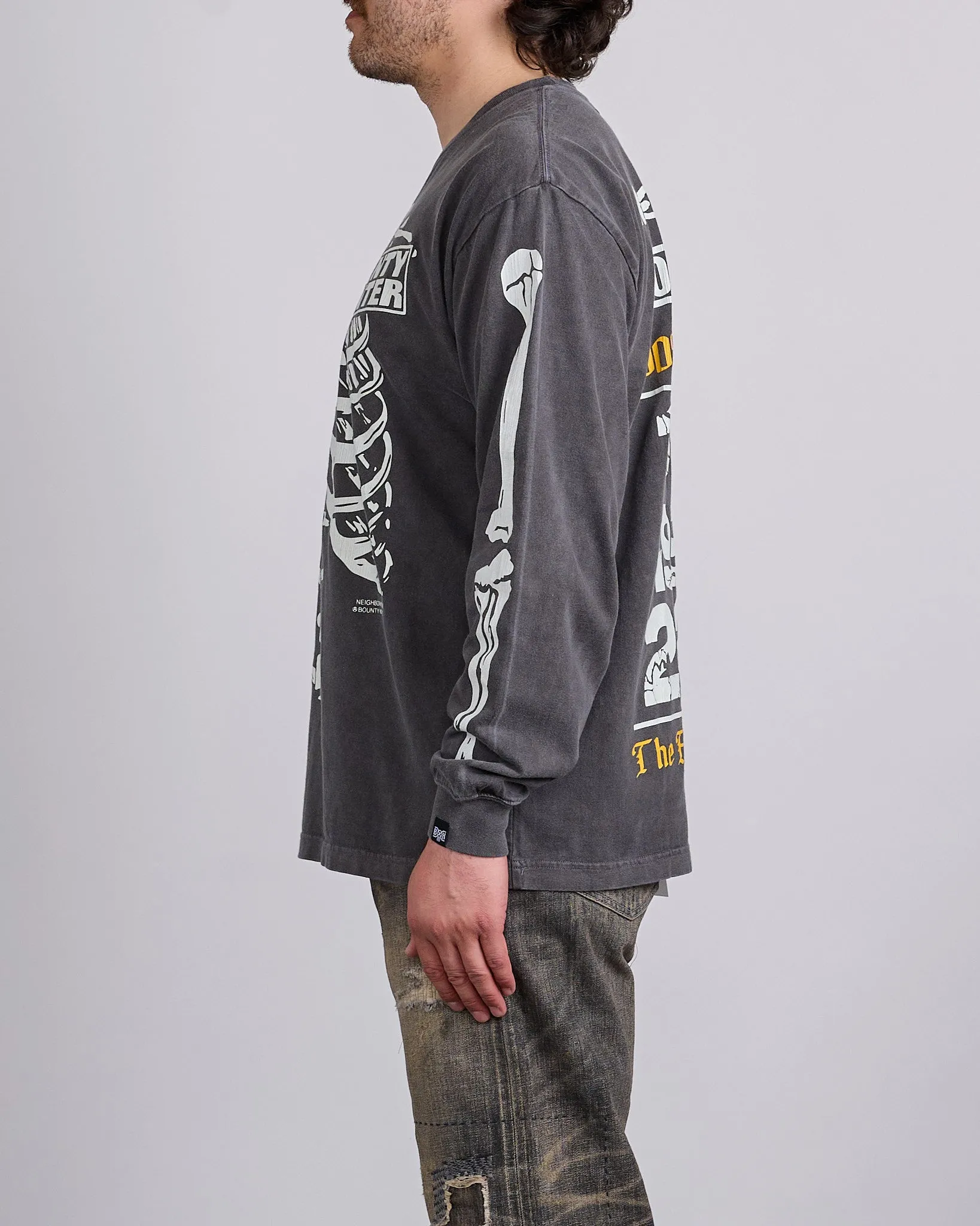 Neighborhood x Bounty Hunter LS-1 T-Shirt Black