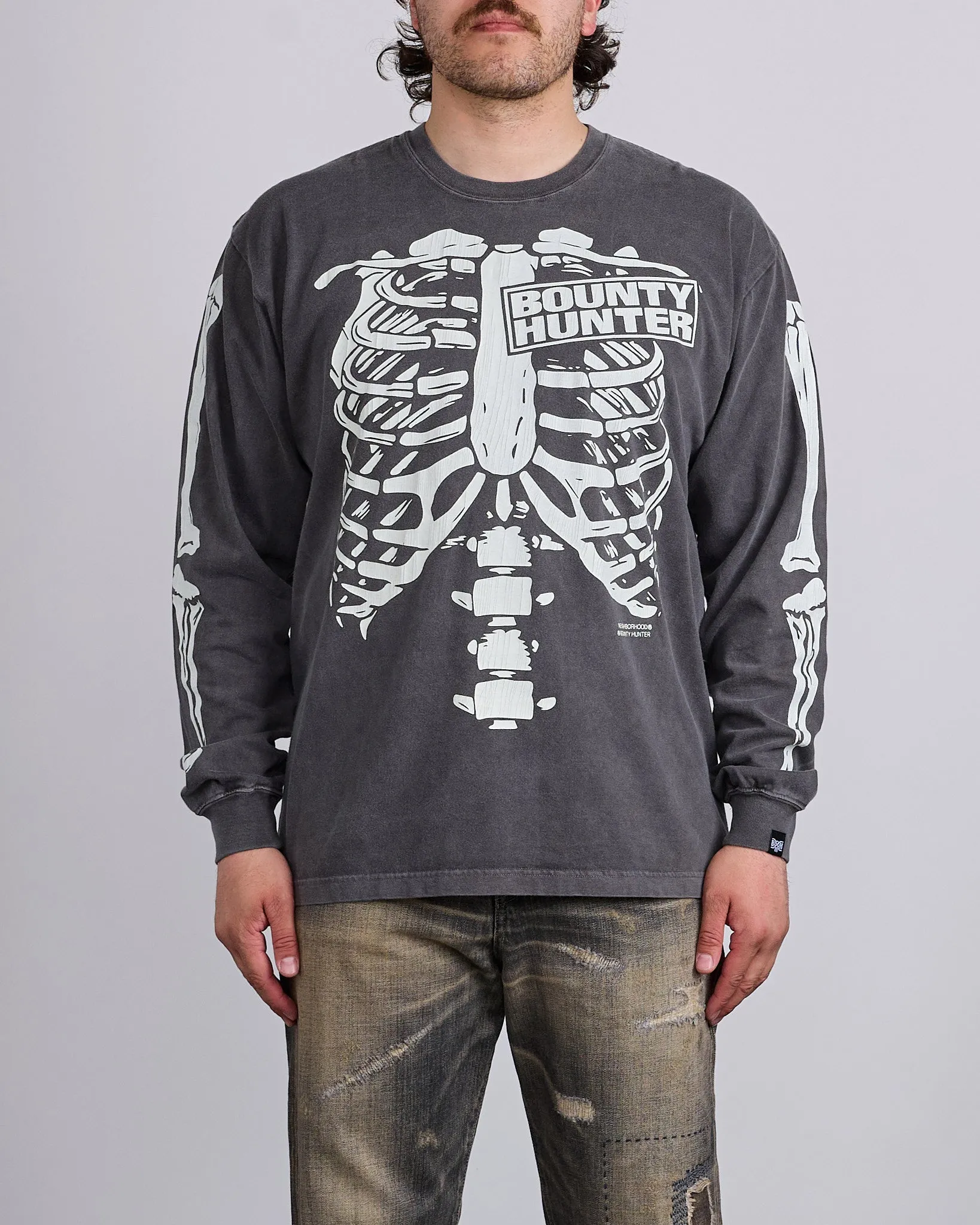 Neighborhood x Bounty Hunter LS-1 T-Shirt Black