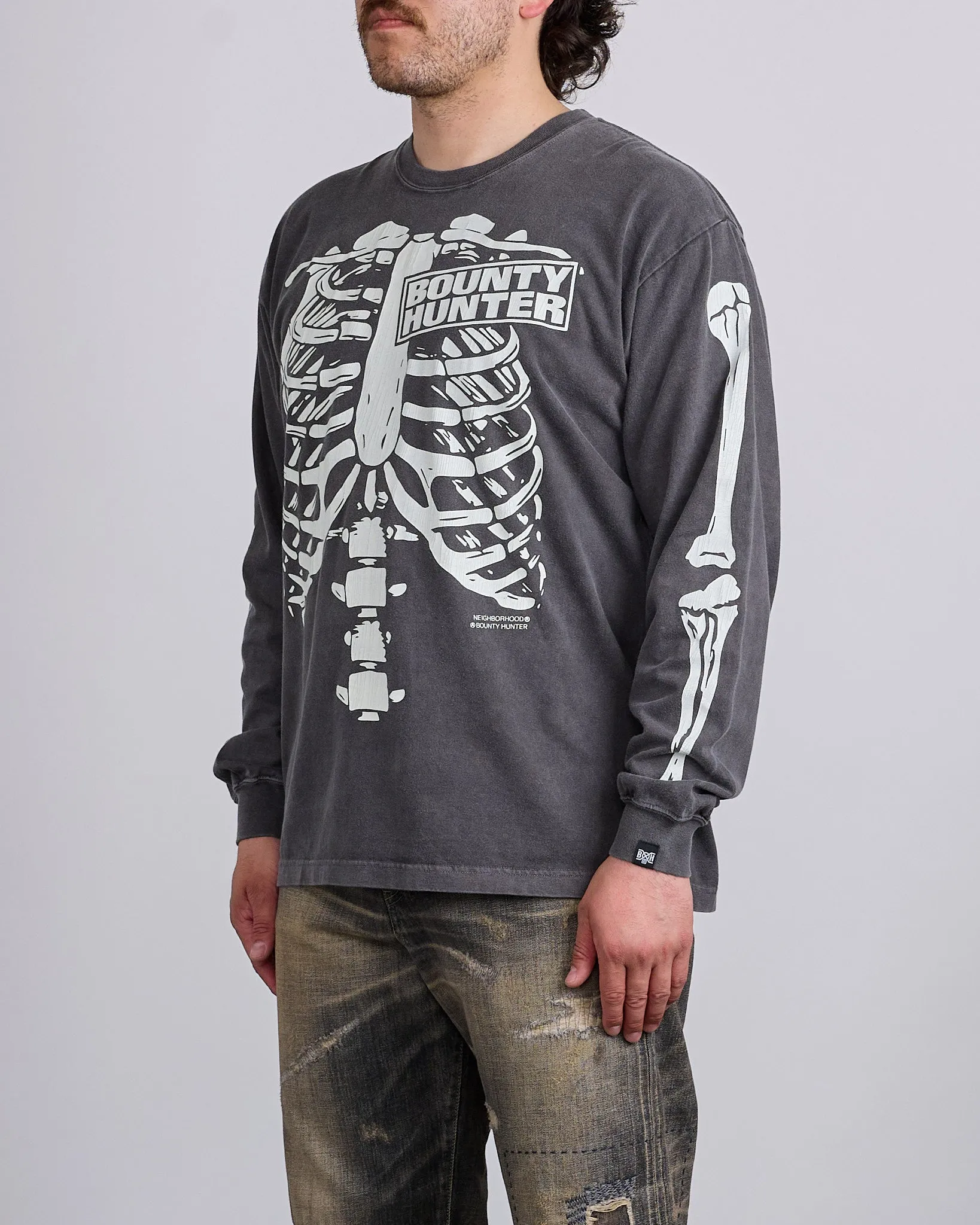 Neighborhood x Bounty Hunter LS-1 T-Shirt Black