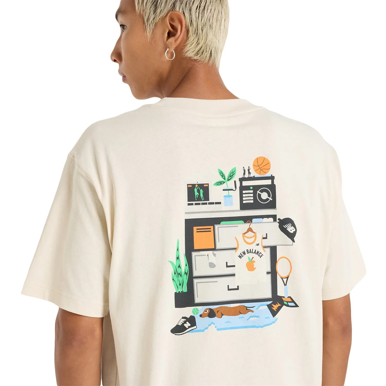 New Balance Men Drake Cereal Room T-Shirt Linen