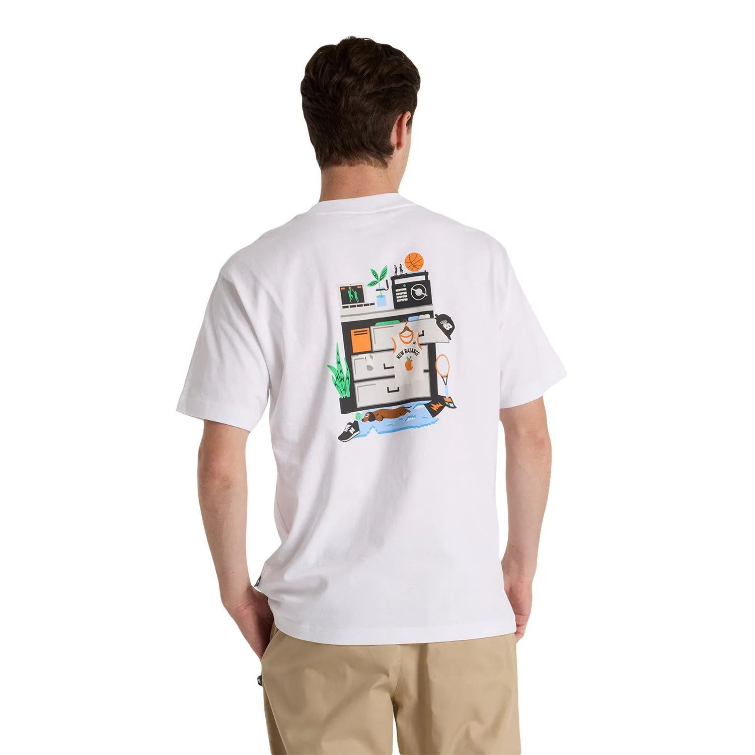 New Balance Men Drake Cereal Room T-Shirt White