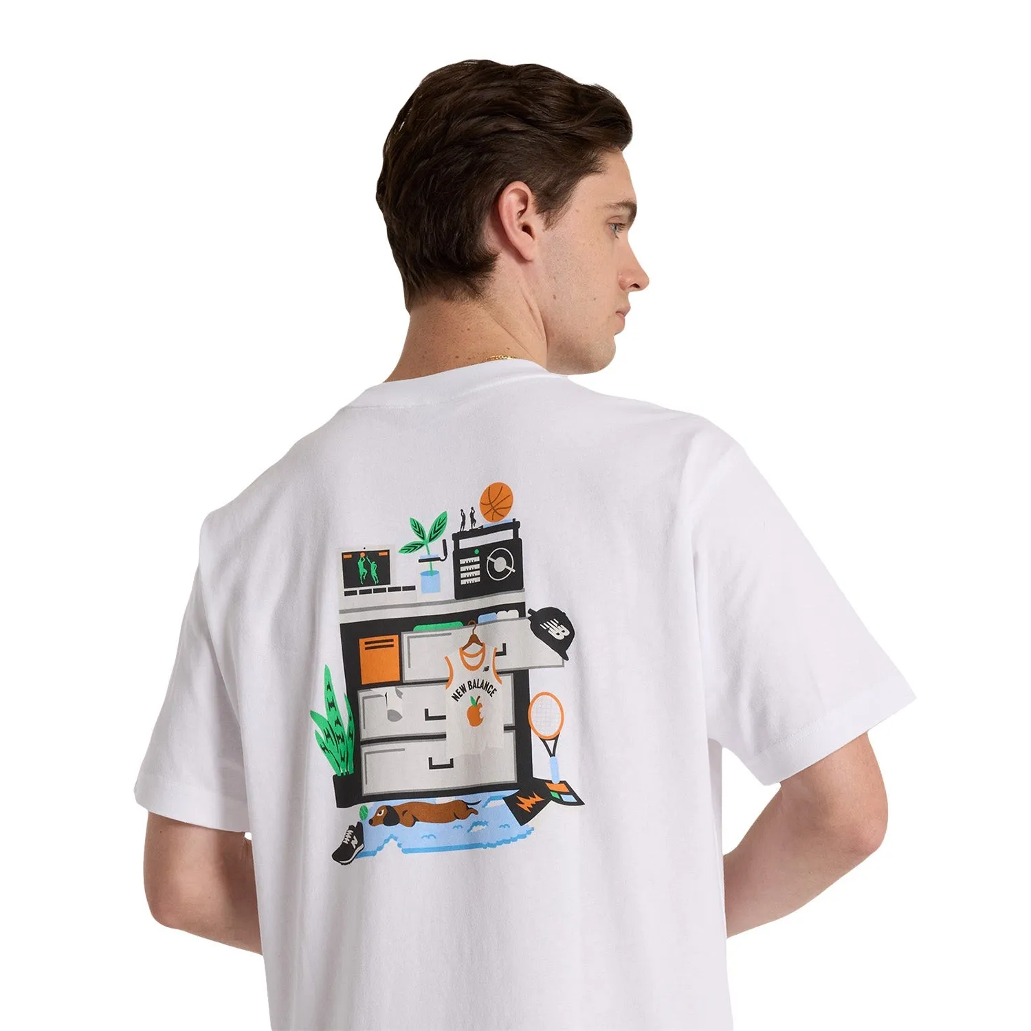 New Balance Men Drake Cereal Room T-Shirt White