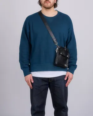 Porter Freestyle Vertical Shoulder Bag Black