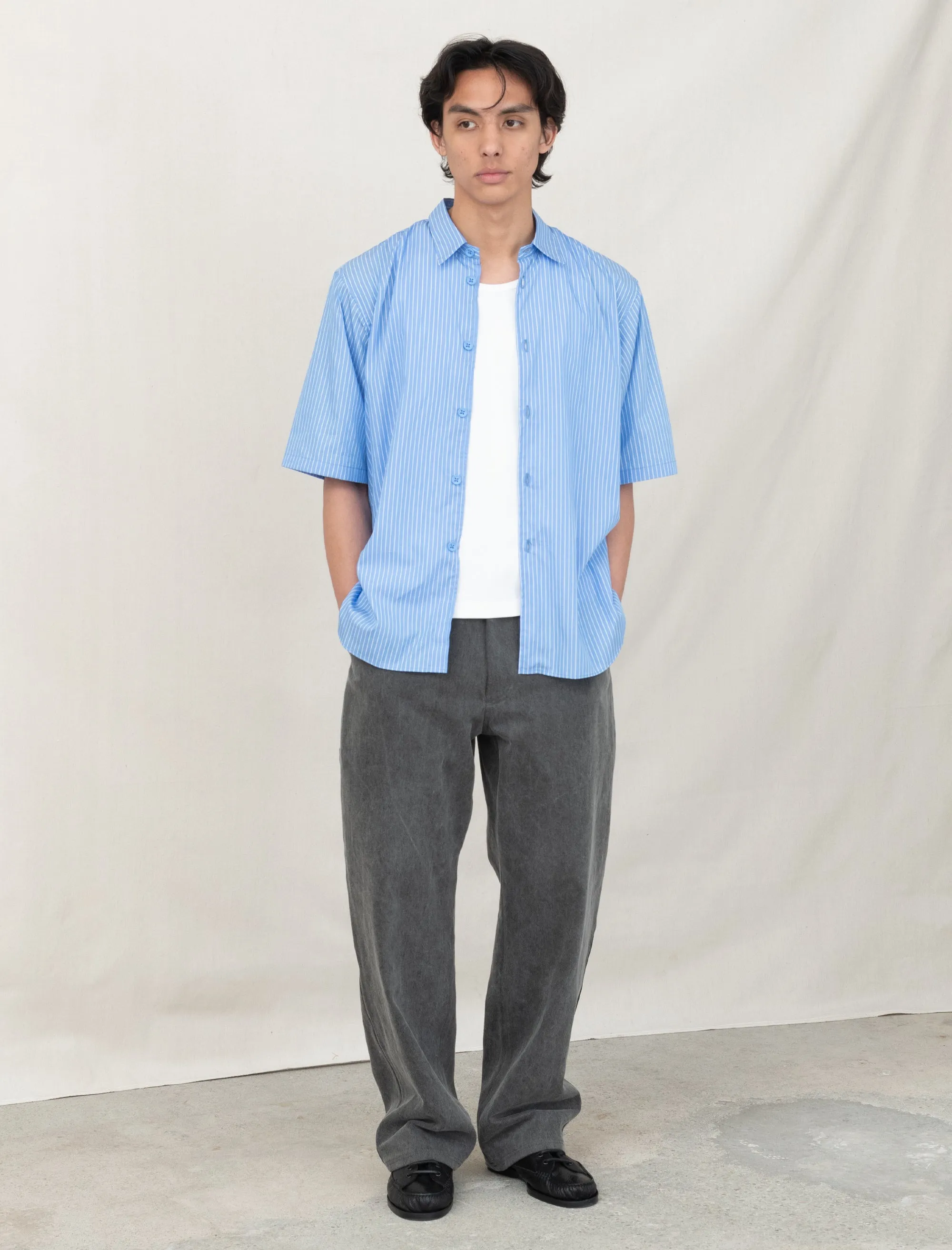 R18S9 Weather Shirt (Pool Stripe)