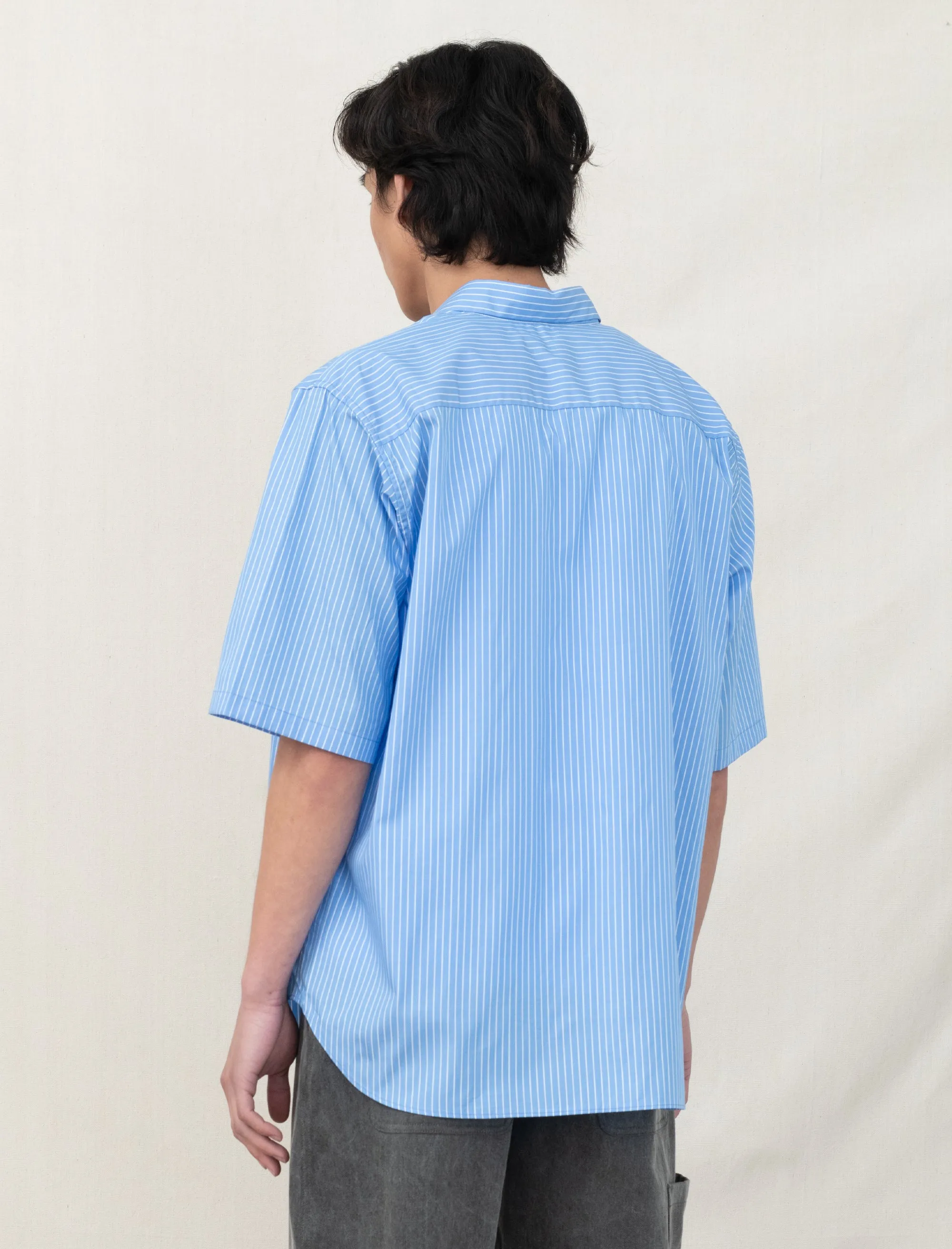 R18S9 Weather Shirt (Pool Stripe)
