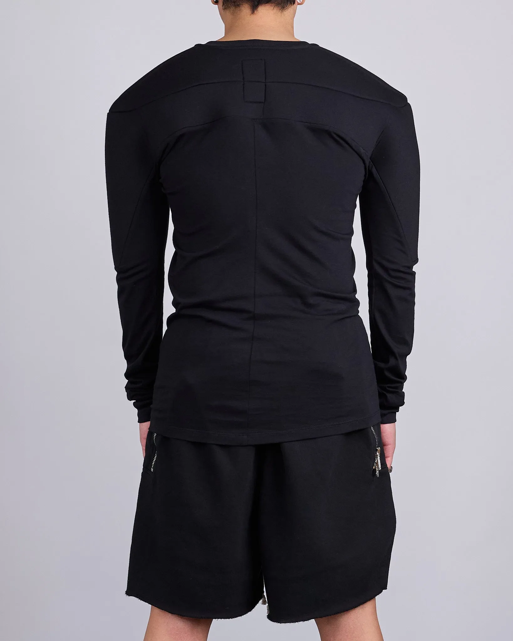 Rick Owens x Champion Girdered Harness Jersey Crewneck Black